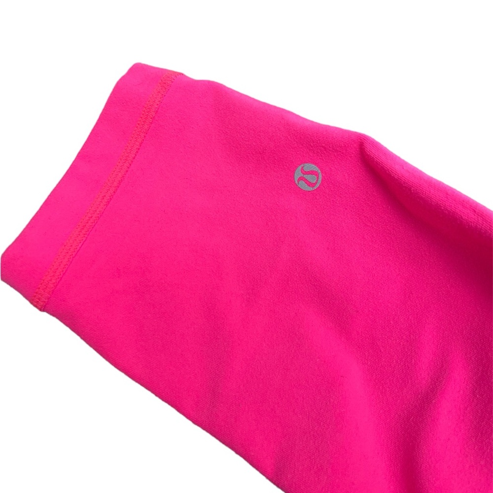 Lululemon Wunder Under Crop reversible legging Paris Pink Barbie hot Pink 8 - Picture 14 of 14